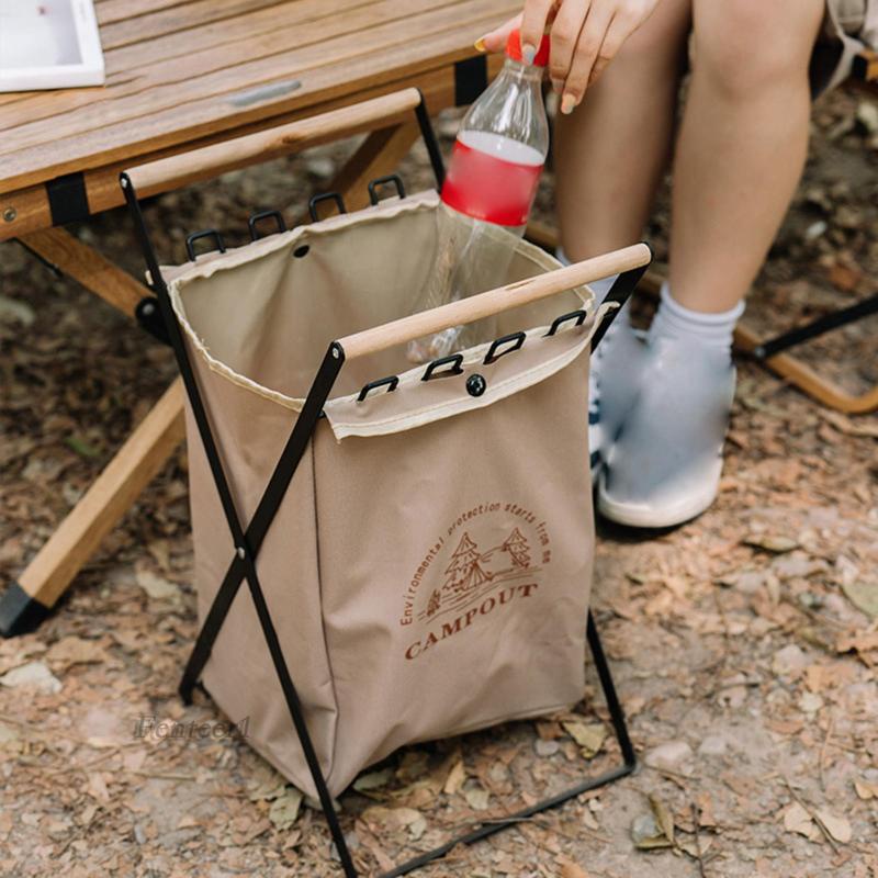 Giá Đỡ Túi Đựng Rác Có Thể Gấp Gọn Tiện Dụng Cho Gia Đình / Sân Vườn