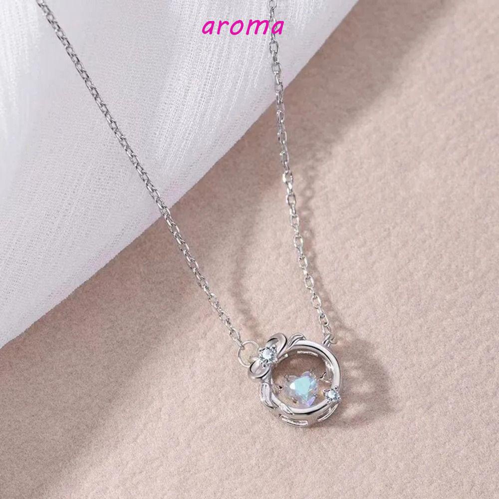 AROMA Vòng Cổ Choker Y2K Thắt Nơ Nhiều Màu Sắc Ngọt Ngào Phong Cách Harajuku Cổ Điển Thanh Lịch
