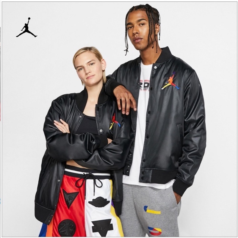 Áo Khoác Bóng Chày Nike100% Chính Hãng Thêu Logo AJ Chống Thấm Nước Và Gió Cho Cặp Đôi F / W AV0113