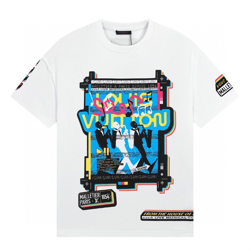 Áo Thun Cotton Tay Ngắn In Chữ Thời Trang Unisex O4866V Plus Size