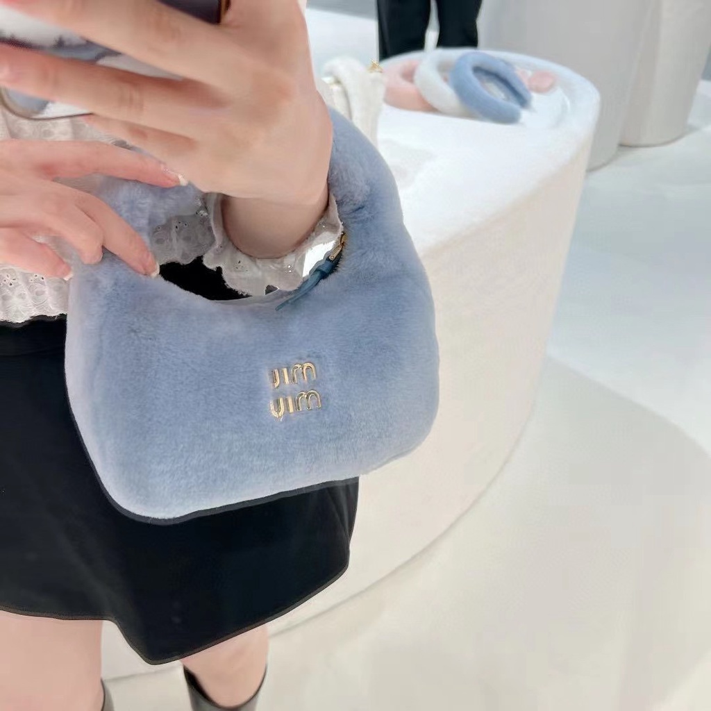 Macaron Túi Xách Lông Nhung Có Hộp mm Đa Năng Thời Trang Mới Cho Nữ777777