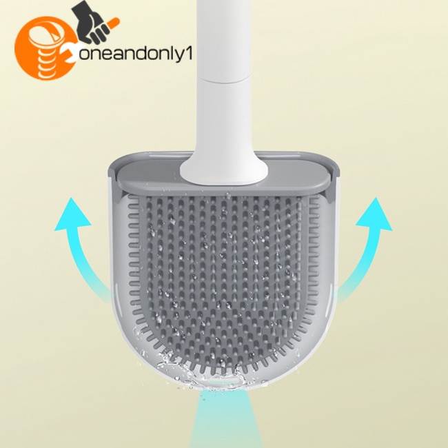 Hộp Đựng Bàn Chải Vệ Sinh Toilet Gắn Tường Bằng Silicone Tiết Kiệm Không Gian Có Thể Tháo Rời