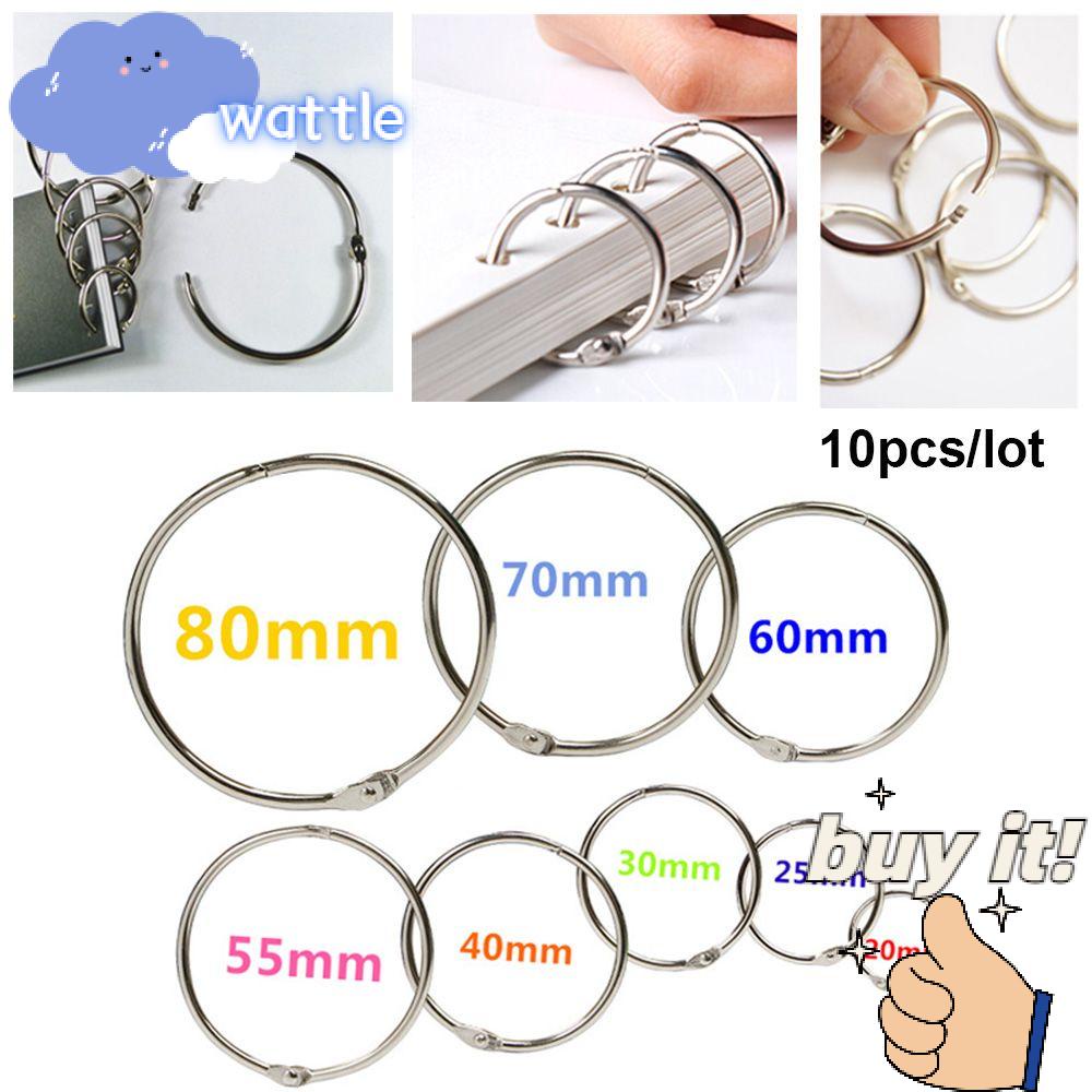 WATTLE 10 Kẹp Giấy Kim Loại Hình Lá