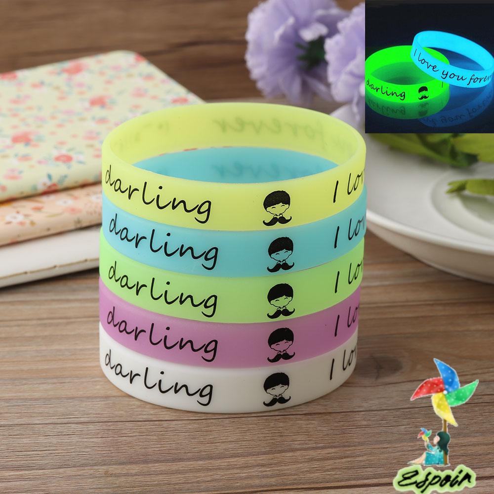 ESPO 1 / 5 / 10 Vòng Tay Cao Su Phát Quang