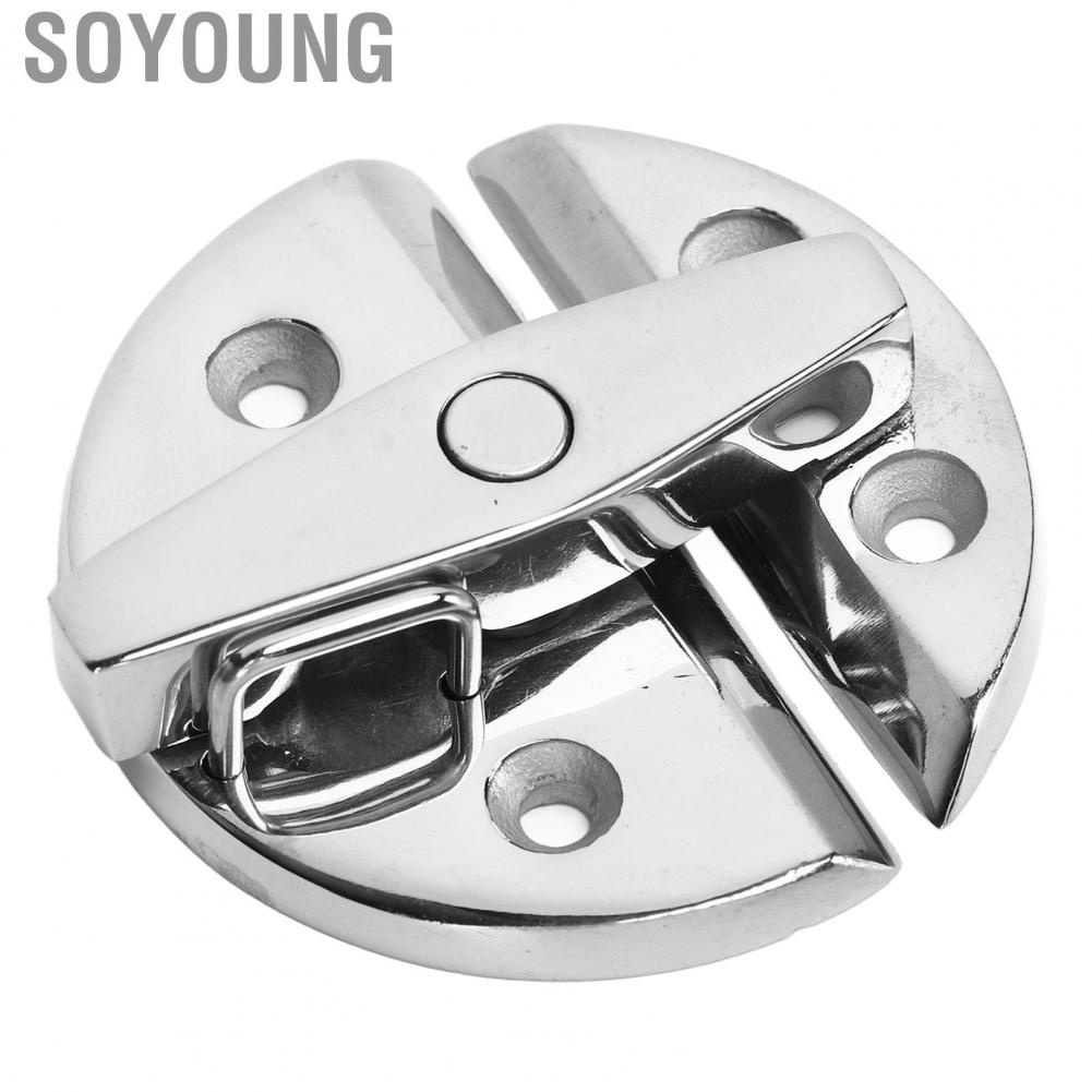 Soyoung Boat Round Turn Button  Stable Twist Robust Mirror Finish Simple Installation for Marine RV