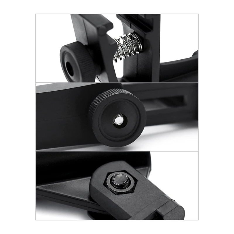 Bộ 4 Kẹp Micro Có Thể Điều Chỉnh Màu Đen Tiện Dụng