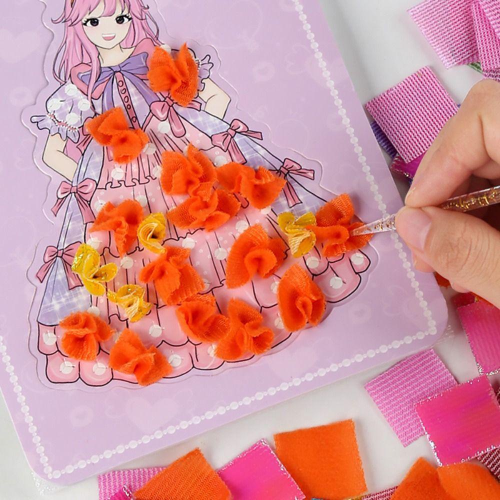 YANN1 Bộ Đồ Chơi Xếp Hình 3D Bằng Vải Cotton DIY Dành Cho Trẻ Em