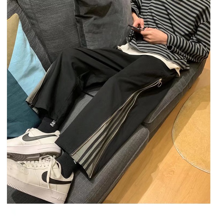 Quần Dài Dáng Suông Rộng Phong Cách Thời Trang Đường Phố Cho Nam Giới