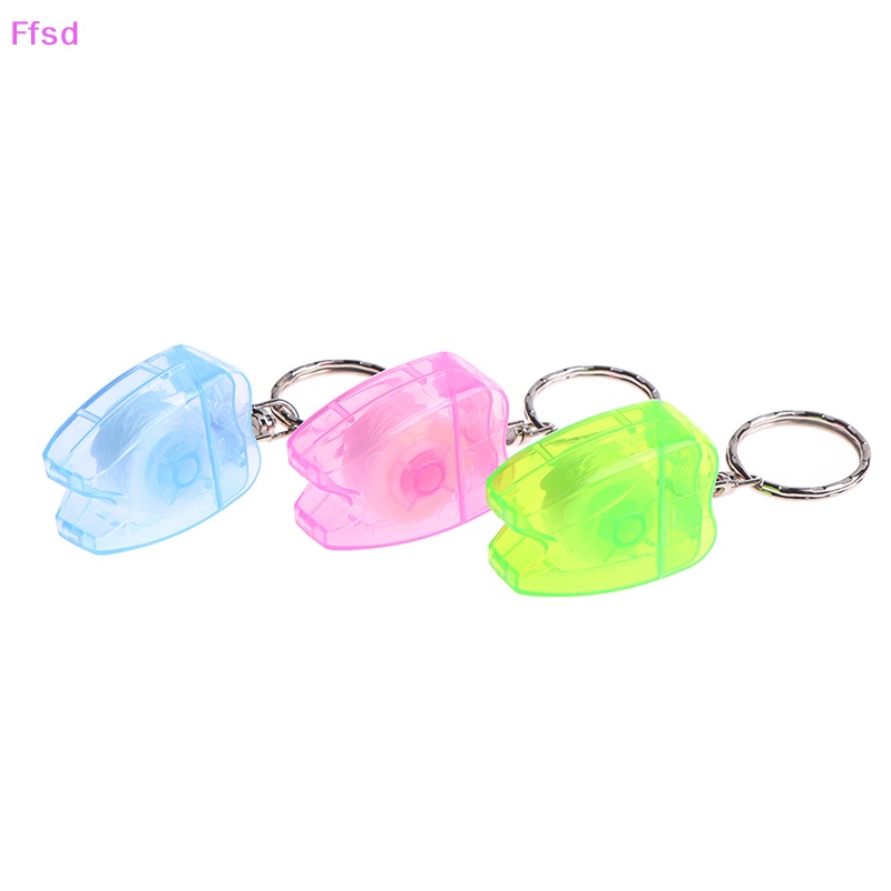 {Ffsd} 15m Chỉ Nha Khoa Làm Sạch Răng Sạch Kích Thước Nhỏ Gọn Có Móc Khóa Chăm Sóc Răng Miệng