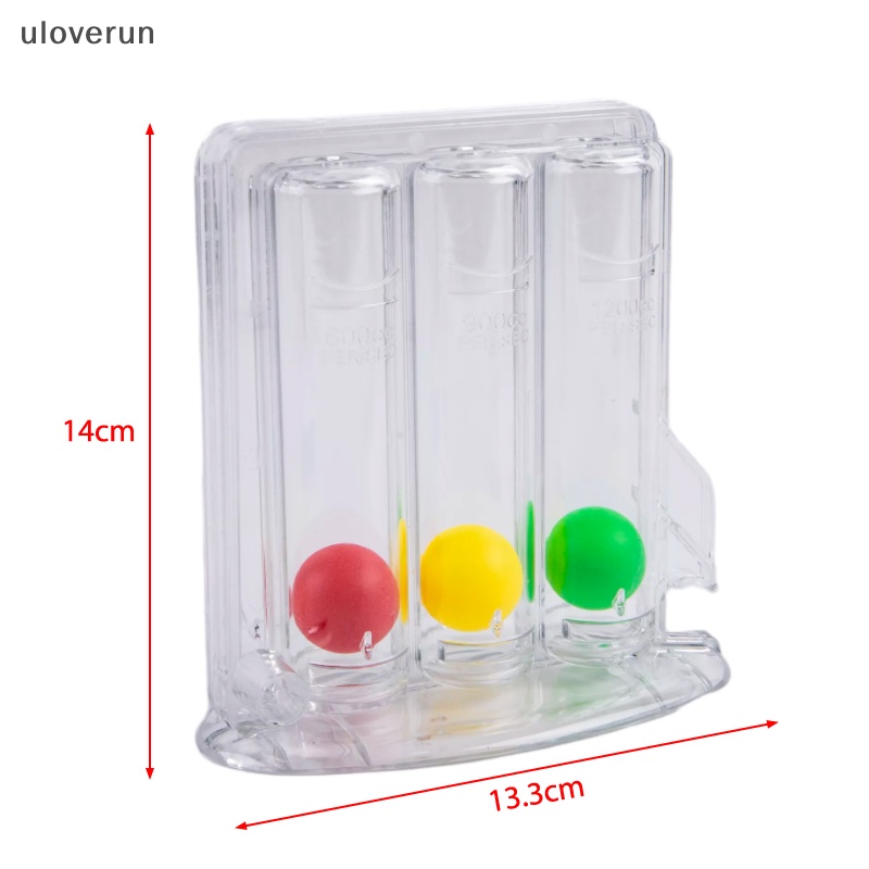 Uloverun 3 Quả Bóng Thở Tập Luyện Hô Hấp Tiện Dụng