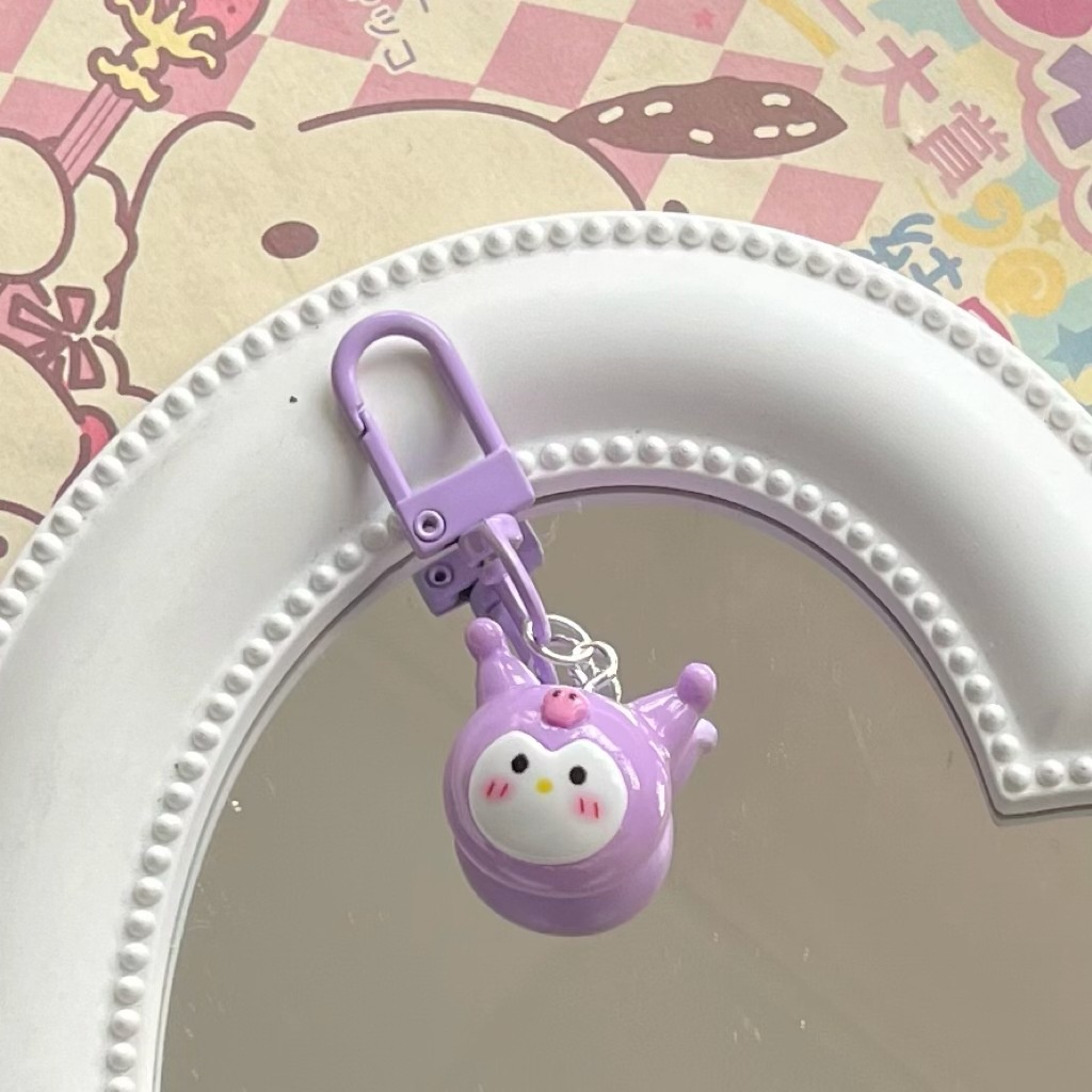 Móc Khóa Hình Trống Sanrio Ba Chiều Ngọt Ngào Cho Nữ