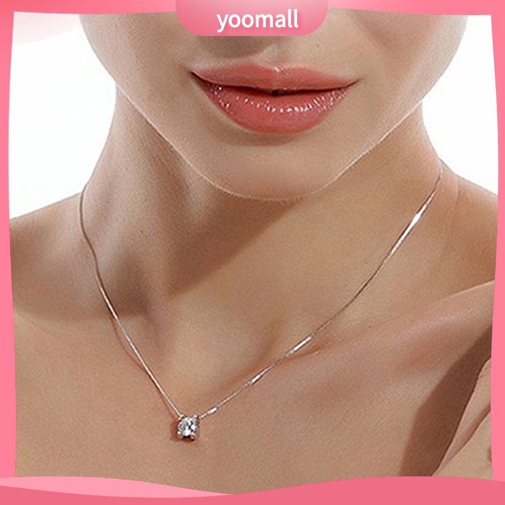 Vòng cổ Hợp Kim Đính Đá Xinh Xắn Cho Nữ