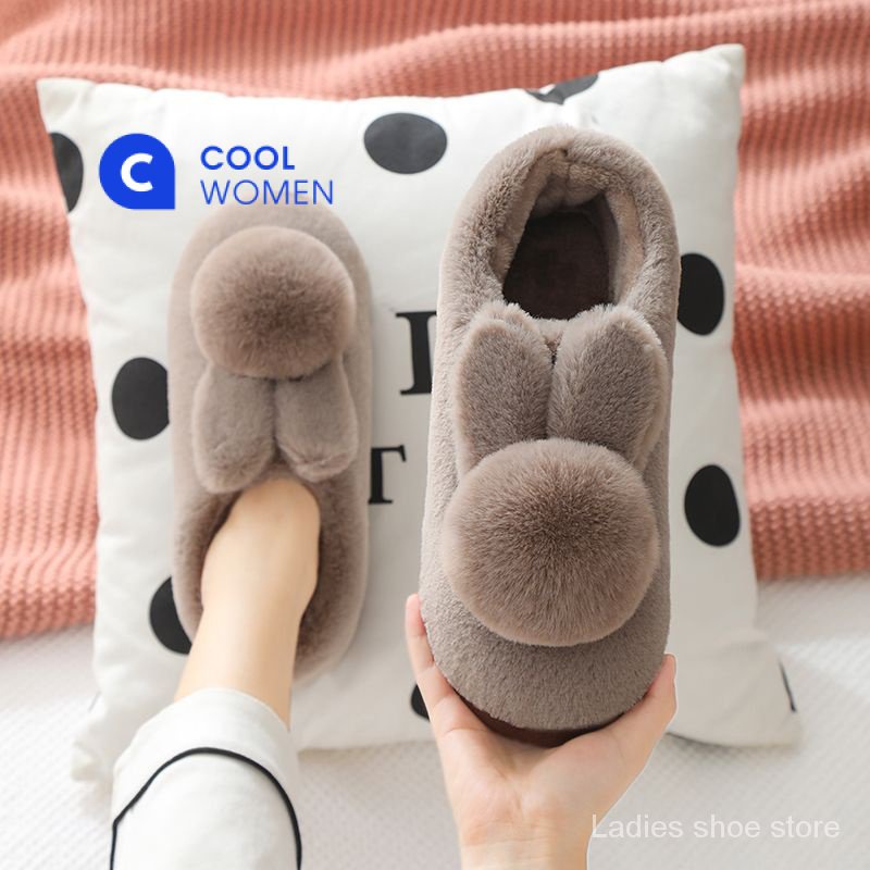 Dép bông thỏ chúng tôi gót chân chúng tôi big size 36-45