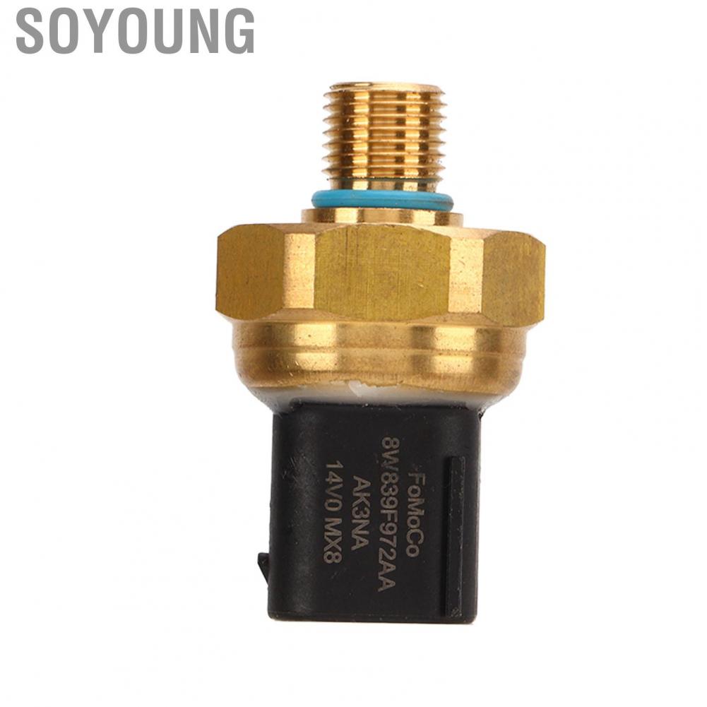 Soyoung Fuel Rail Pressure    Aging Durable Practical Copper 8W839F972AA for Car