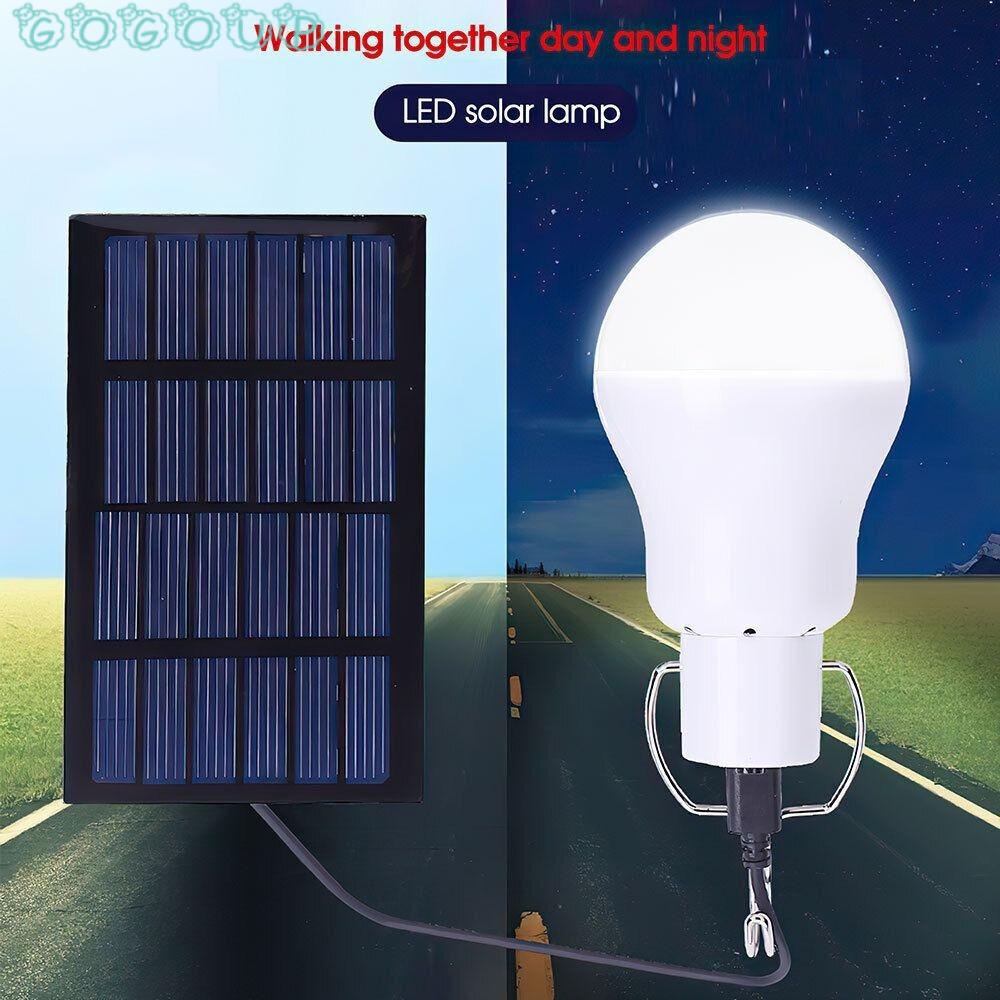 GOGOUP Bóng Đèn Cắm Trại Sử Dụng Năng Lượng Mặt Trời 130LM