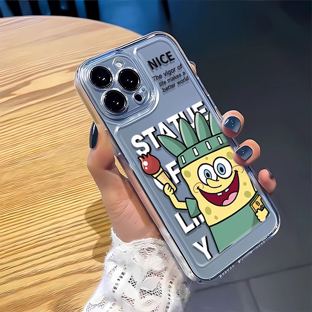 Ốp Điện Thoại Mềm Họa Tiết SpongeBob SquarePants 13118p Graffiti Cho Iphone 14Promax OL7D 712