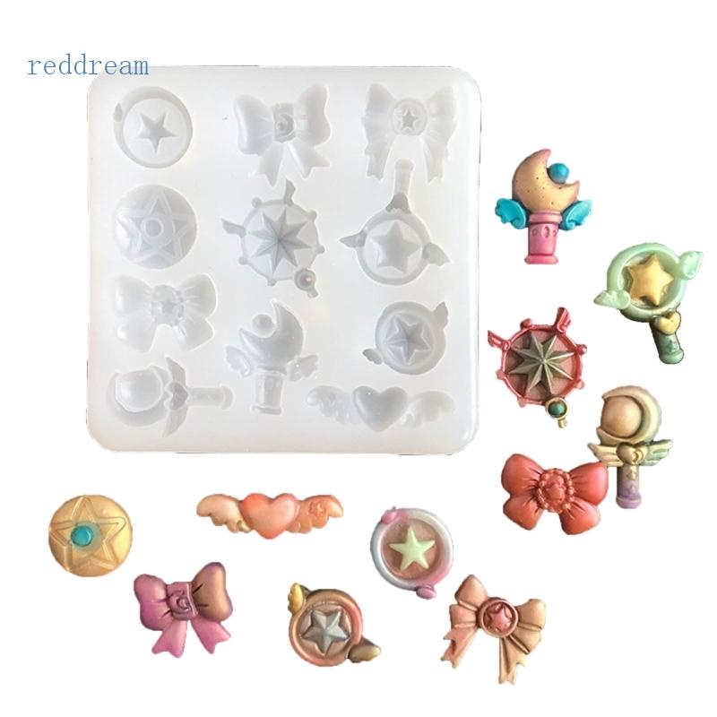 Khuôn Làm Bánh / Sô Cô La / Kẹo Ngọt Hình Nơ / Bông Hoa Bằng Silicone Chống Dính DIY
