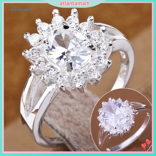 Túi Đựng Đồ Dùng Cao Cấp Tiện Dụng| Nhẫn Mạ BạC HìNh Hoa HướNg Dương ĐíNh Đá Sang TrọNg