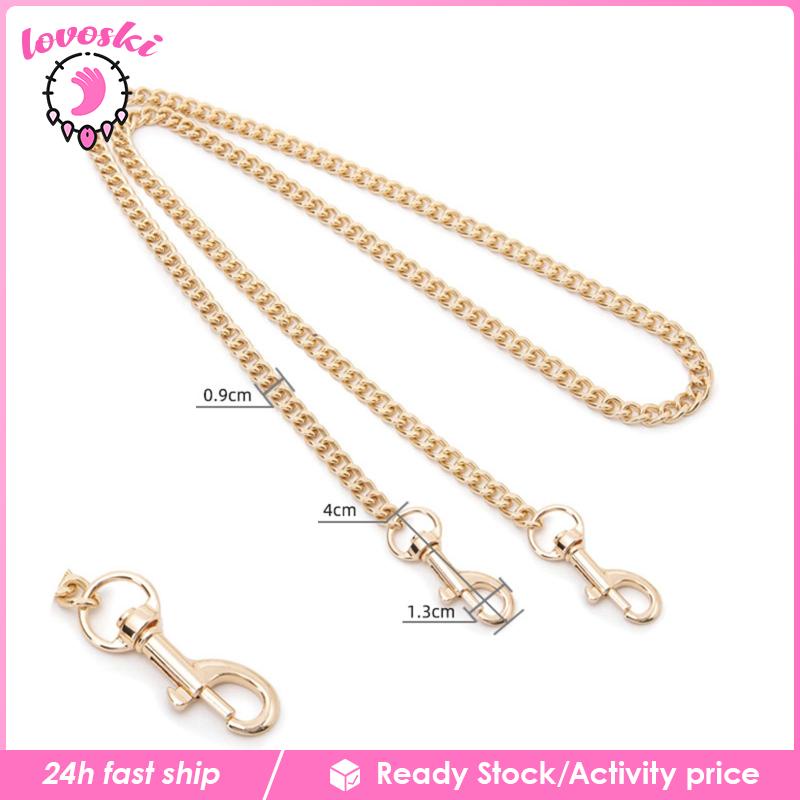 Dây Xích Kim Loại 100cm Có Khóa Kim Loại Thay Thế Cho Túi Xách