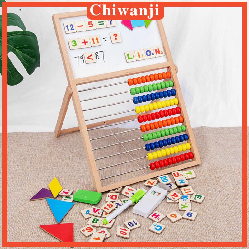 Bàn Tính Bằng Gỗ 10 Hàng Hạt Nhiều Màu Sắc Dành Cho Trẻ Em