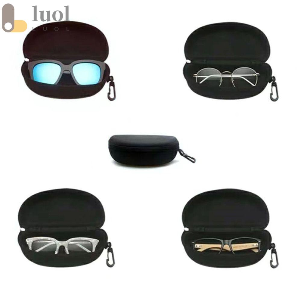 LUOL Set 2 Hộp Đựng Kính Mát Có Khóa Kéo Nhiều Màu Sắc Tiện Dụng