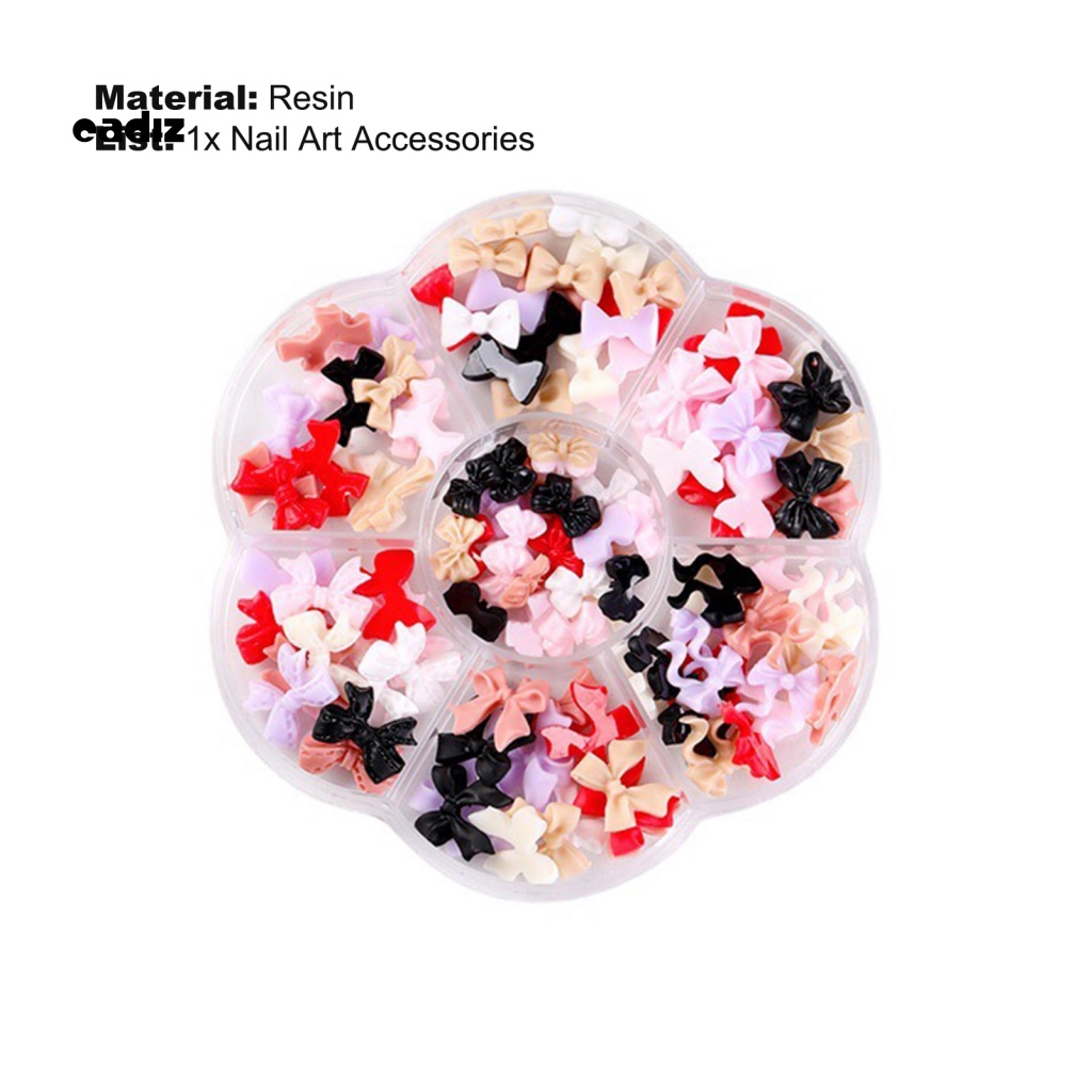 Phụ Kiện Trang Trí Móng Nghệ Thuật Hình Nơ 3D DIY