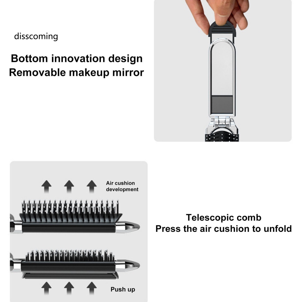 Áo Thun SL SL SL SL SL SL SL| Lược Chải Tóc Có Đệm Khí Mát Xa Da Đầu Mềm Mượt Thân Thiện Với Môi Trường Thích Hợp Cho Spa / Du Lịch