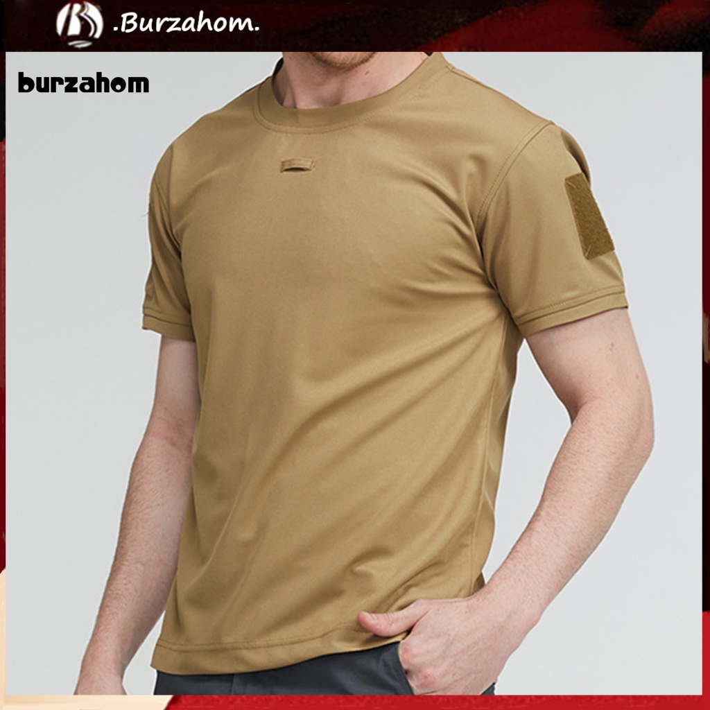 Áo Thun Tay Ngắn Cổ Tròn Màu Sắc Đơn Giản Phong Cách Quân Đội Thời Trang Mùa Hè Cho Nam Và Nữ