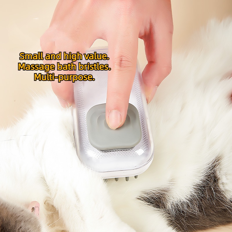 Bàn chải tắm Bàn Chải Silicone Massage Tắm Cho Thú Cưng bàn chải tắm chó bàn chải tắm cho chó sữa tắm thú cưng