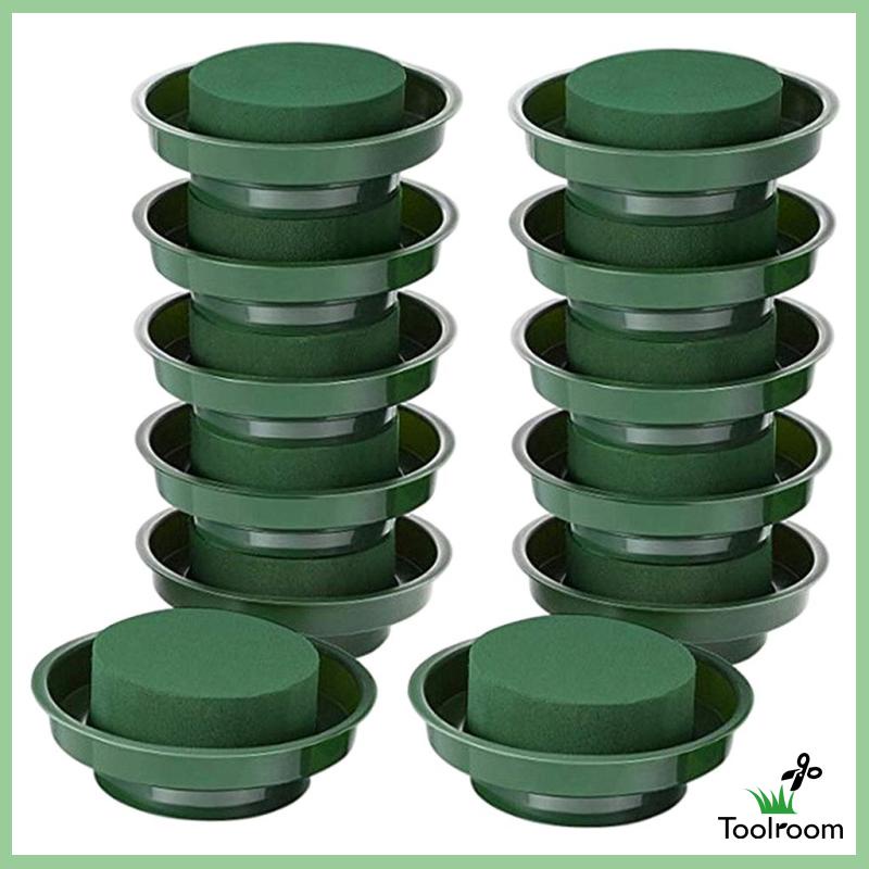 Set 12 Mút Xốp Tròn 9cm Họa Tiết Hoa Cao Cấp Đa Ứng Dụng