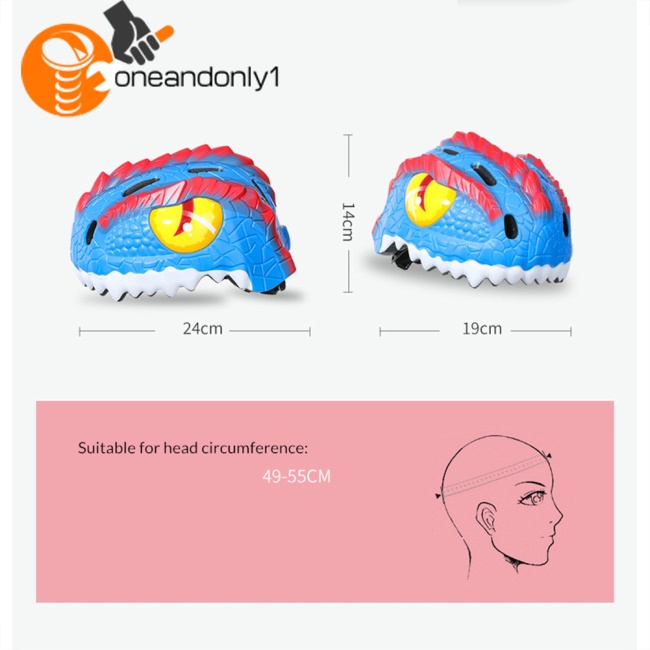 Mũ Bảo Hiểm Hình Động Vật 3d Có Thể Điều Chỉnh Thoáng Khí An Toàn Cho Bé