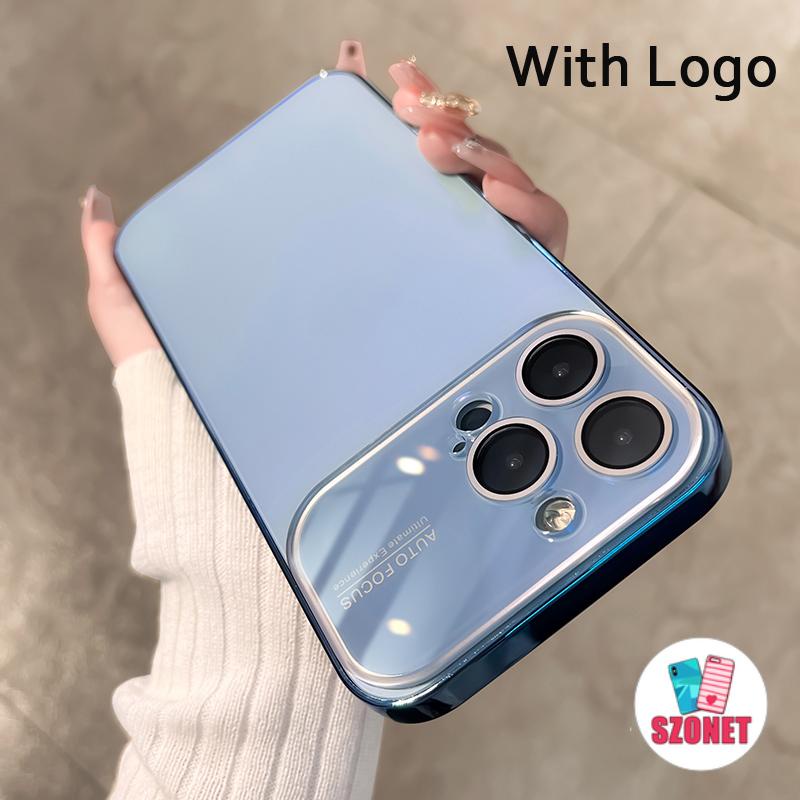 Ốp Điện Thoại Cứng Siêu Mỏng Mạ Điện Chống Sốc Chống Dấu Vân Tay Cho iPhone 14 13 12 11 Pro Max 14 Plus