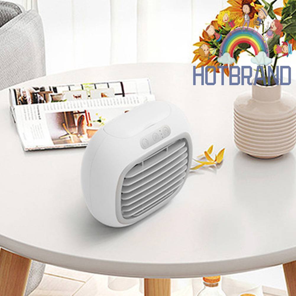 Quạt Điều Hòa Làm Mát 3 Tốc Độ Tích Hợp Đèn Ngủ 80ml