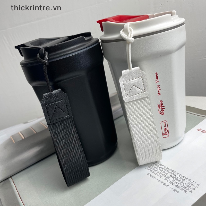 Dây Đeo Bình Nước Bằng Da Polyester In Chữ Thời Trang Tiện Dụng