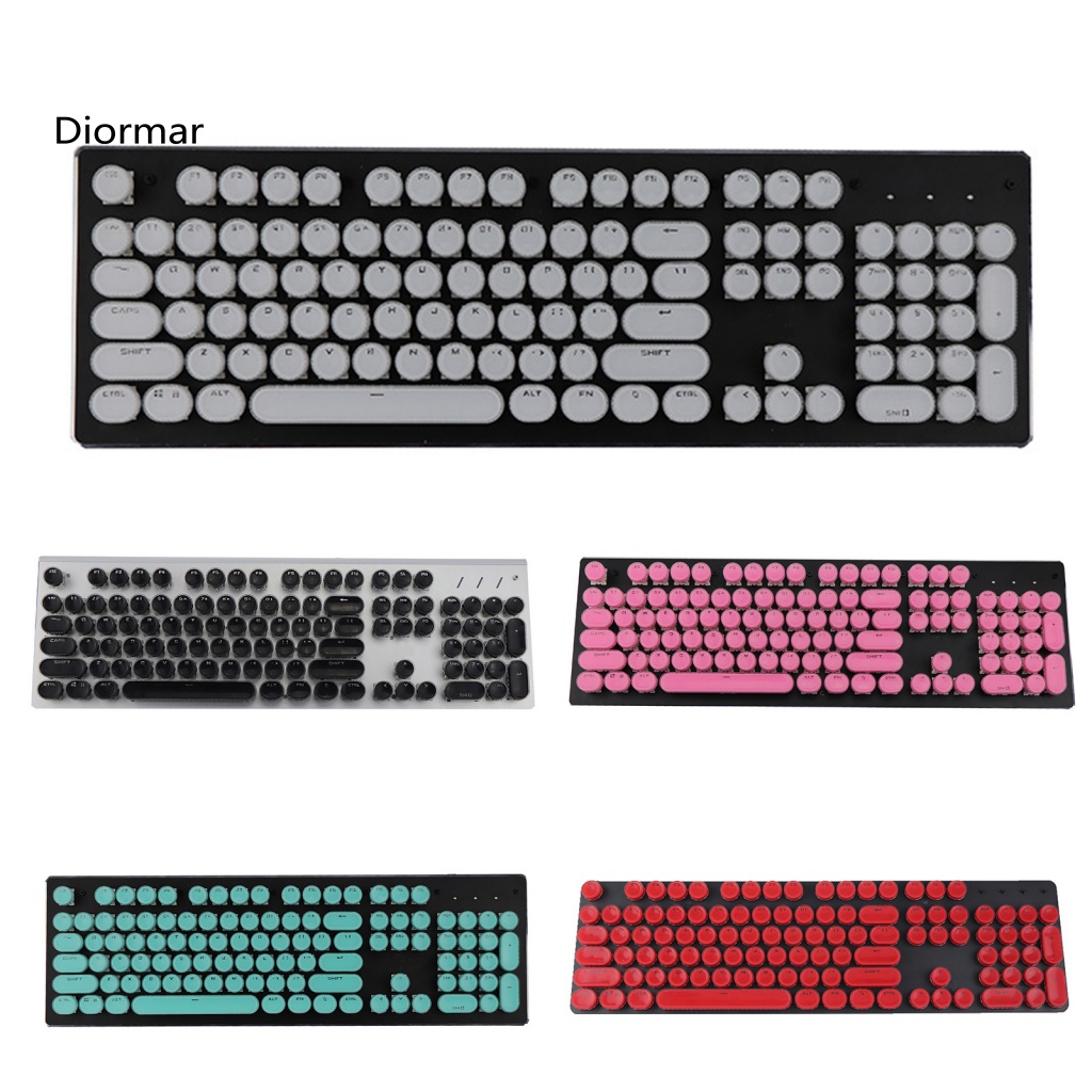 Bộ 104 Nút Bàn Phím Tròn Chống Mòn Thay Thế Cho Máy Tính
