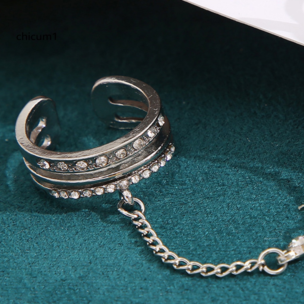 Nhẫn Hở Hợp Kim Hình Bướm Lấp Lánh Thời Trang Thích Hợp Làm Quà Tặng