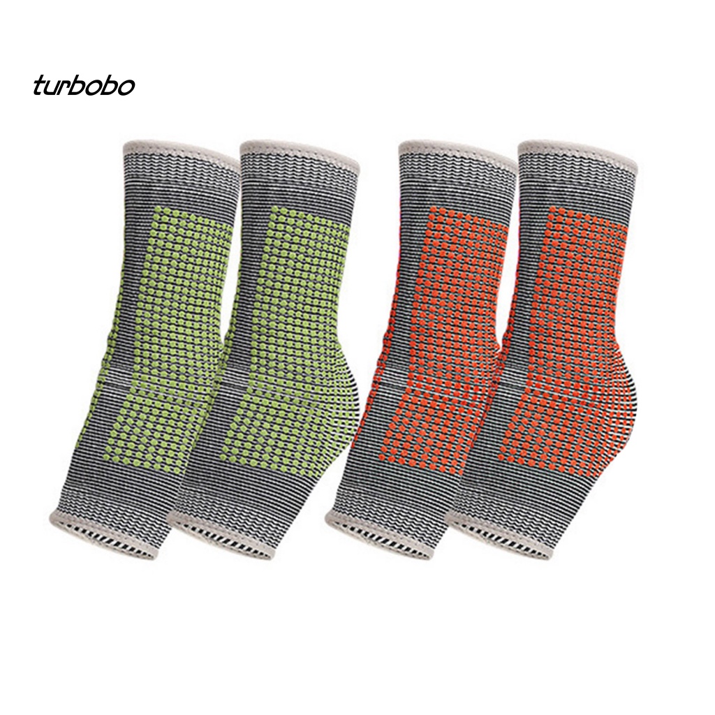 1 Cặp Băng Quấn Mắt Cá Chân Dệt Kim 3D Độ Co Giãn Cao Thoáng Khí Chống Trượt Hỗ Trợ Tự Sưởi Ấm