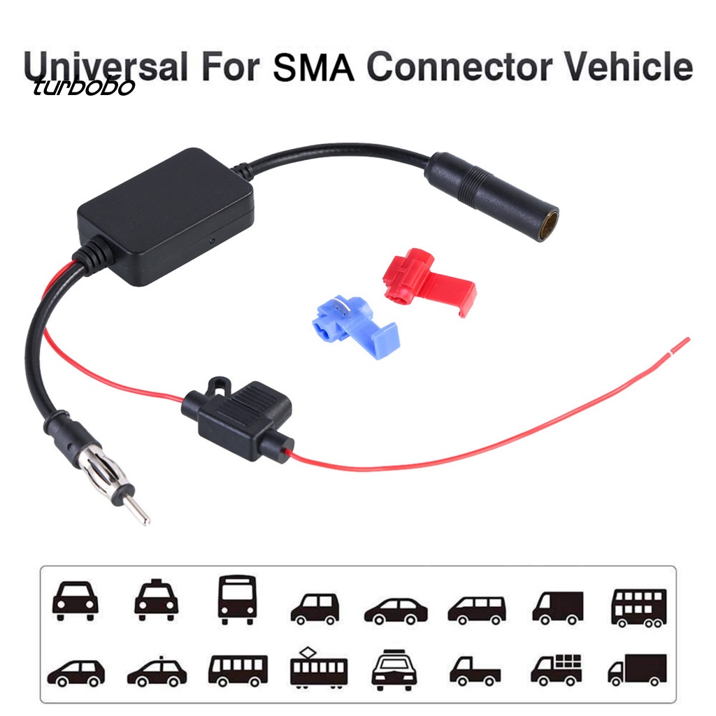 Ăng Ten Khuếch Đại Tín Hiệu Xe Hơi ANT-208 FM Độ Nhạy Cao Chống Nhiễu Âm Thanh Thấp