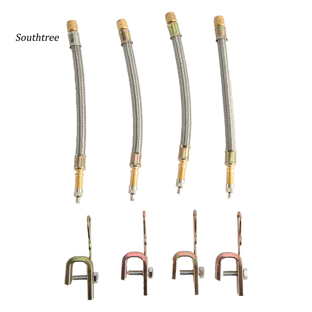 Bộ 4 Ống Nối Dài Van Xe Hơi LBWS-293 Bằng Đồng Thau Chuyên Nghiệp