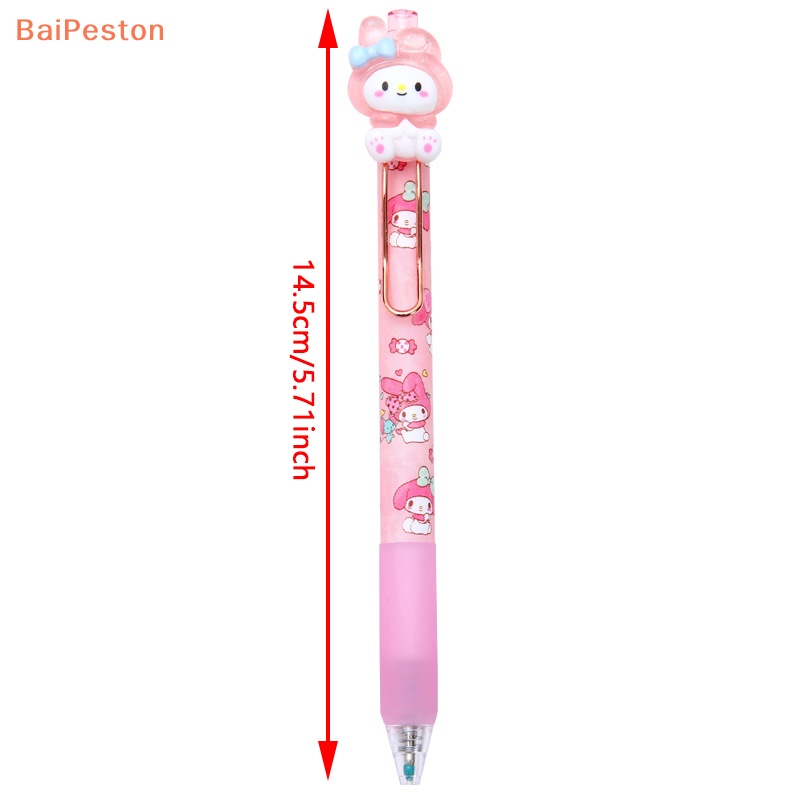 1 Cây Bút Dạng Nhấn Bằng Nhựa Resin Kim Loại Dễ Thương