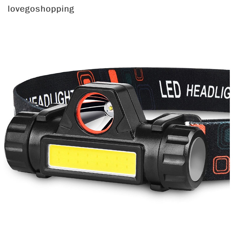 Đèn Pha Led Cob 2500lm Chống Thấm Nước Có Thể Sạc Lại Qua Cổng Usb