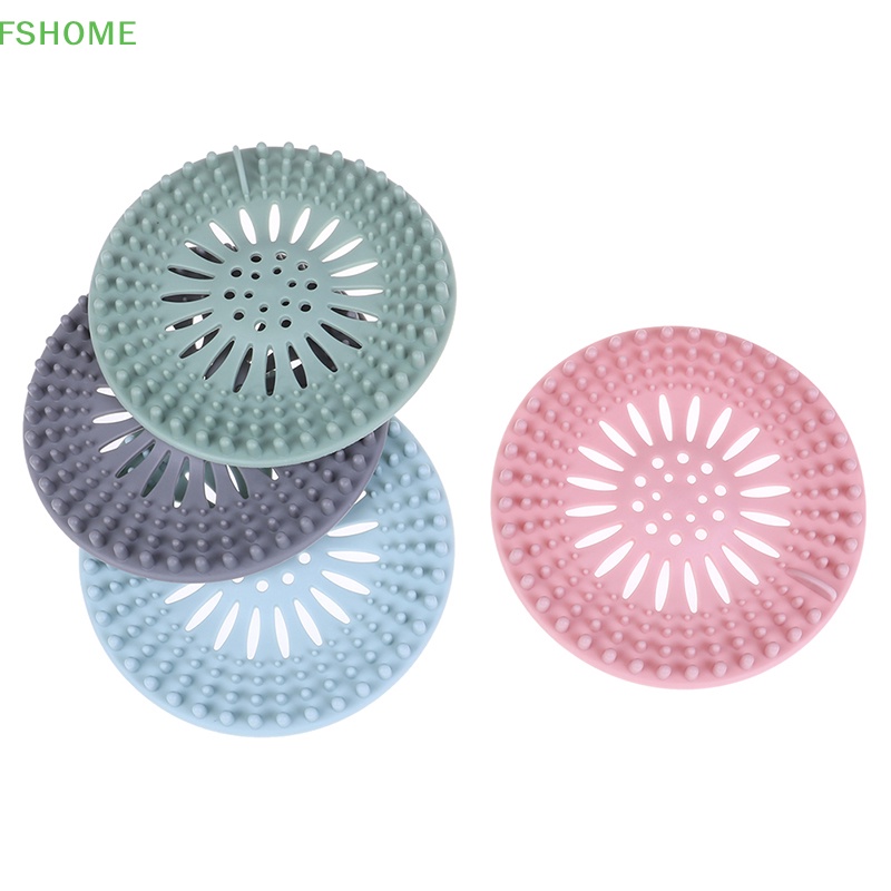 Nắp Đậy Chặn Tóc Bằng Silicone Cho Ống Thoát Nước Bồn Rửa