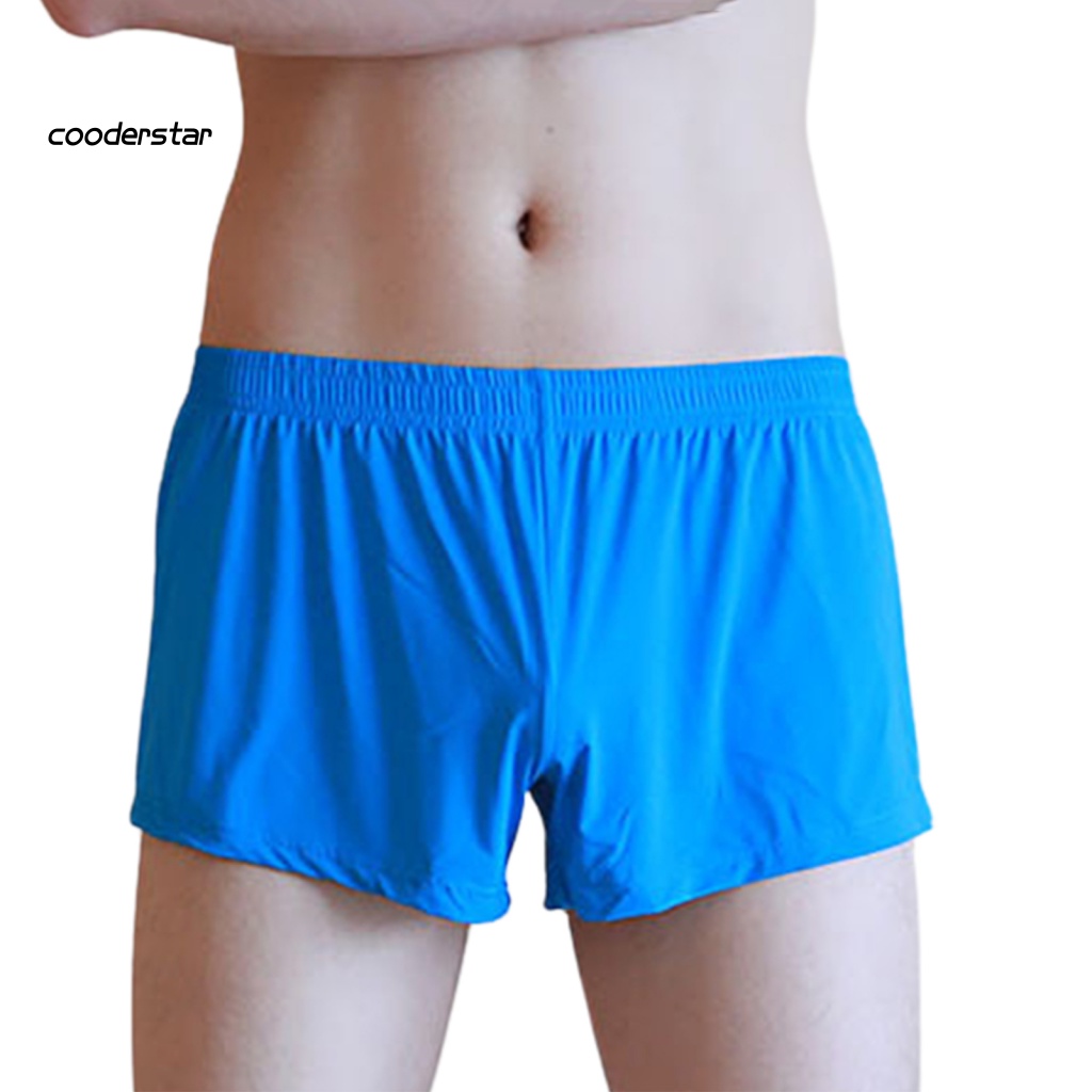 Quần Lót Boxer Dáng Rộng Bằng Lụa Mát Thoải Mái Cho Nam