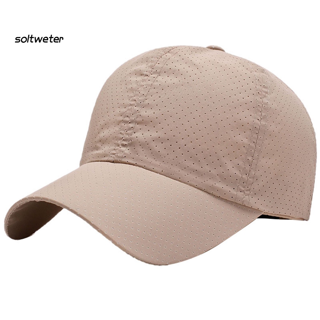 Mũ Lưỡi Trai Mùa Hè Bằng Lưới Mềm Màu Trơn Trang Trí Đa Ứng Dụng