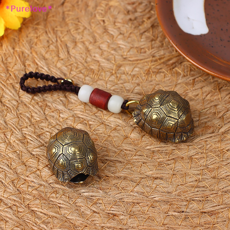 1 Móc Khóa Hình Chú Rùa Bằng Đồng Sáng Tạo Phong Cách Vintage Mới