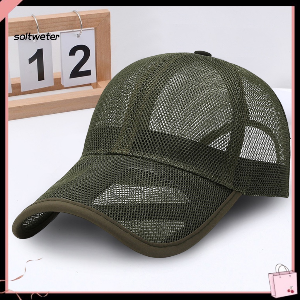 Mũ Lưỡi Trai Phối Lưới Thoáng Khí Nhanh Khô Màu Sắc Thời Trang Cho Nam