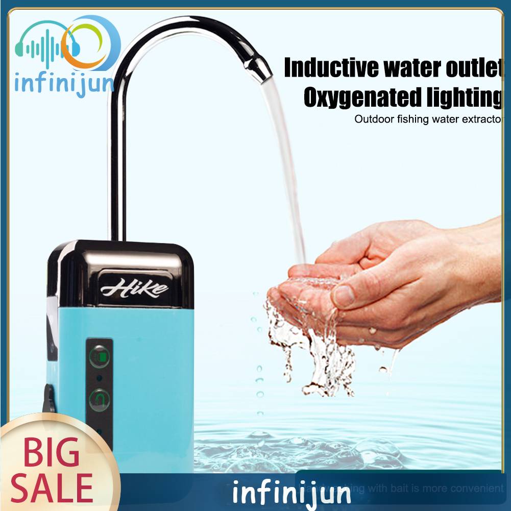 Máy Bơm Oxy Cảm Biến Thông Minh Tự Động Cho Câu Cá