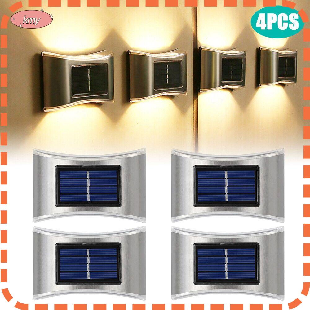 KRNY Đèn Led Năng Lượng Mặt Trời Gắn Tường Trang Trí