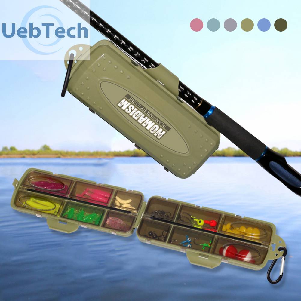 Hộp 60 Mồi Câu Cá 12 Ngăn Tiện Lợi