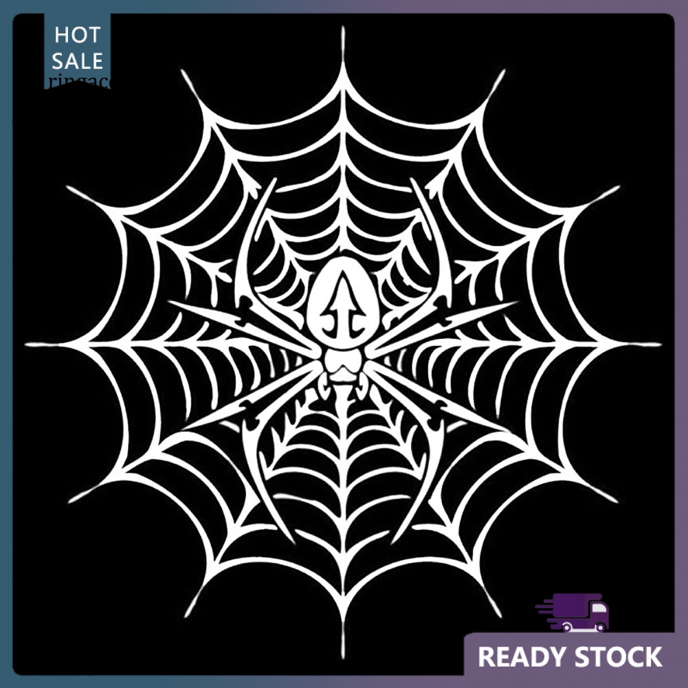 Đề Can Phản Quang Dán Trang Trí Thân / Cửa Sổ Xe Hơi Họa Tiết Mạng Nhện Độc Đáo